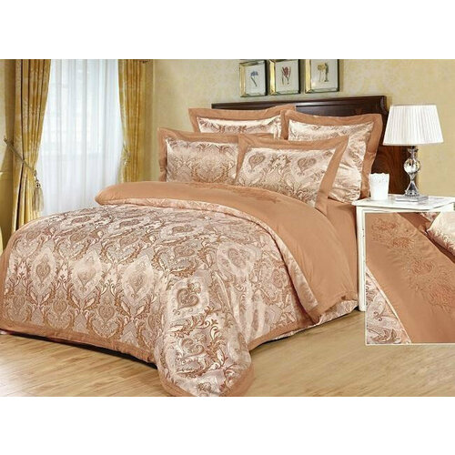 Постельное белье жаккардовое с вышивкой SILK PLACE 089-4-1521 1,5-спальное 50х70 (2шт)