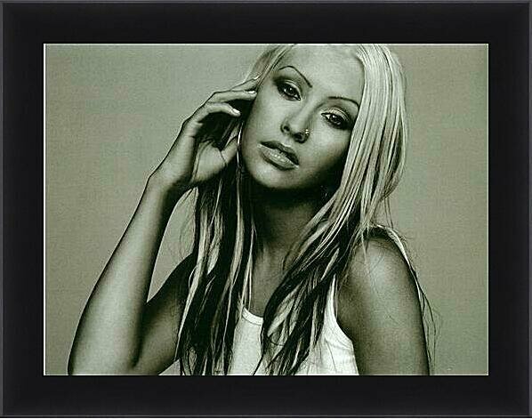 Плакат, постер на бумаге Christina Aguilera-Кристина Агилера. Размер 30 х 42 см