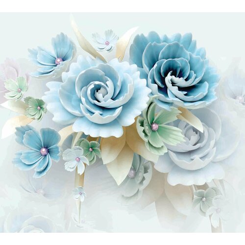 Панно декоративное FLIZETTO Великолепный букет 3*2,7 м