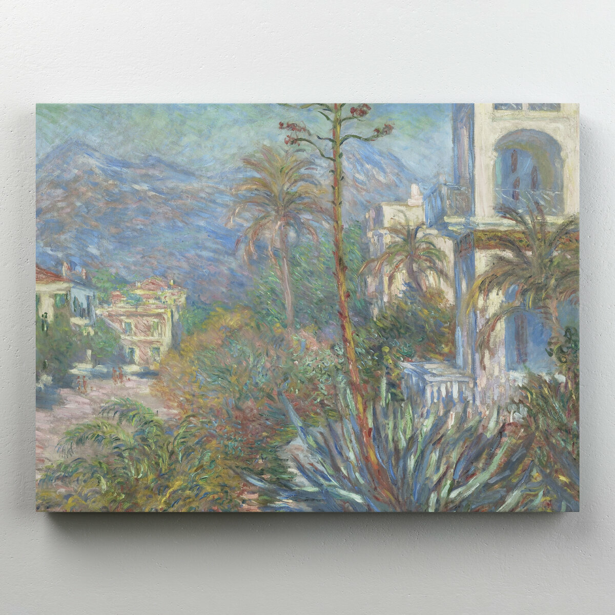 Интерьерная картина на холсте, репродукция "Бордигера - Клод Моне" размер 30x22 см