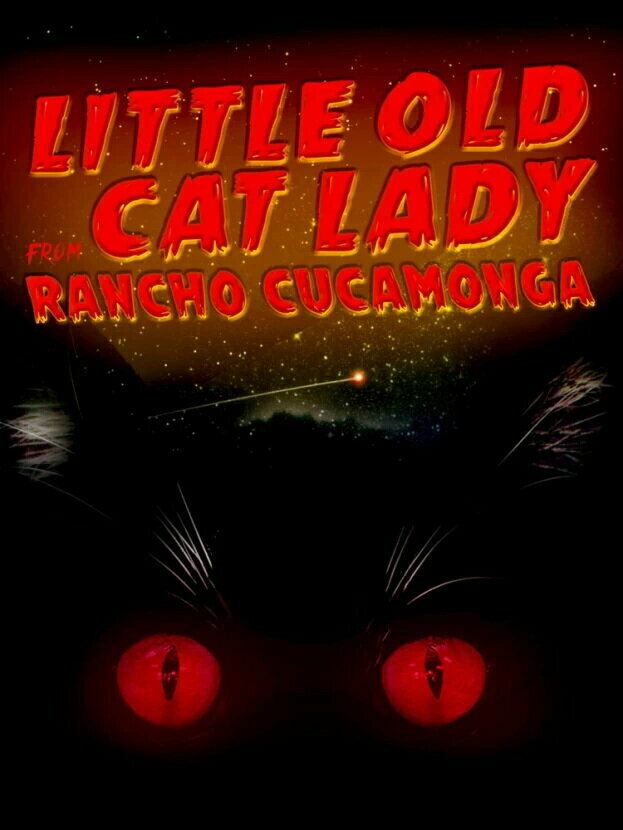 Плакат постер на холсте Little old cat lady from rancho cucamonga/искусство/арт/абстракция/творчество. Размер 21 х 30 см