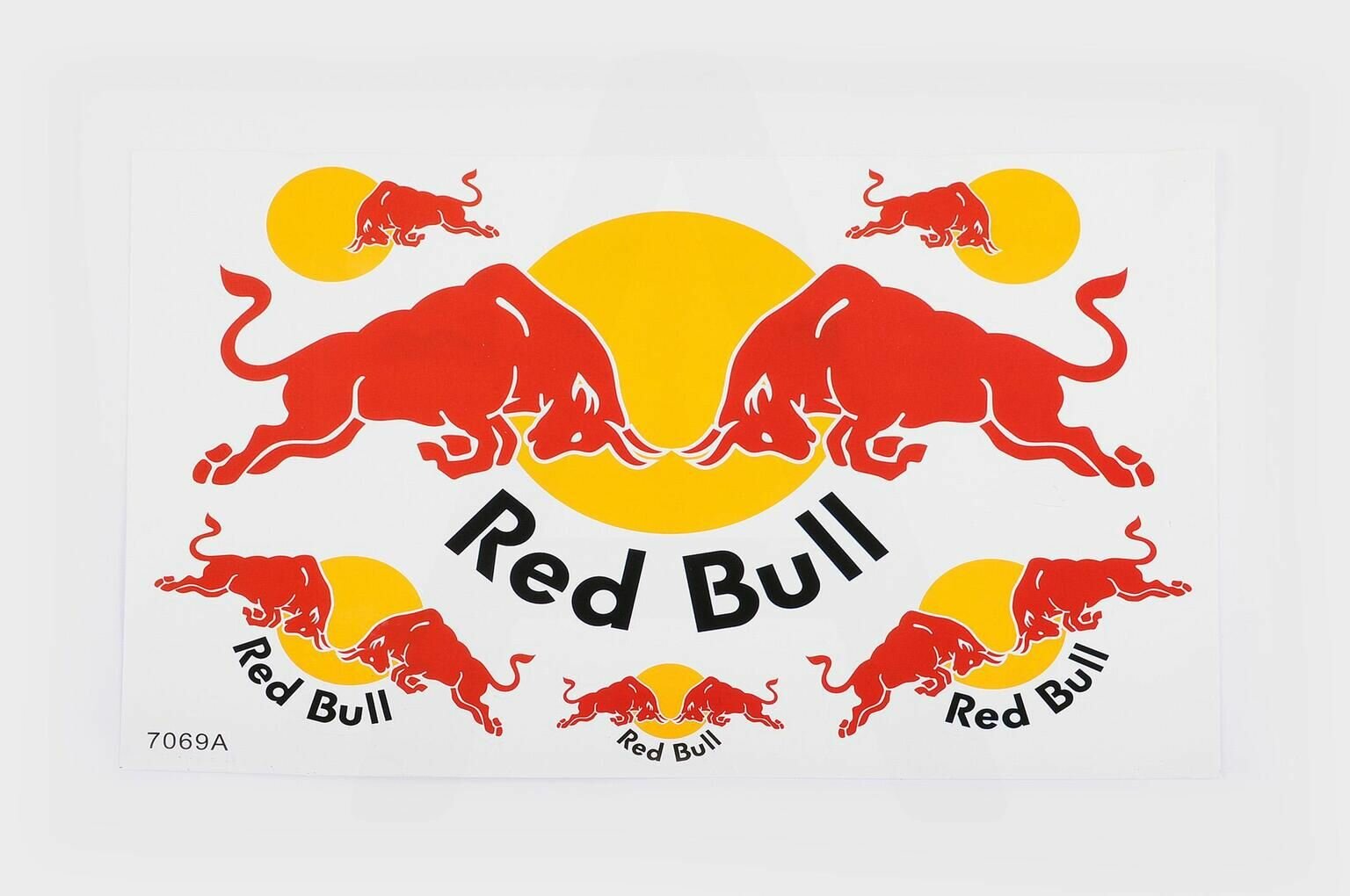 Наклейки (набор) спонсор RED BULL (27х17cм) (#7069A)