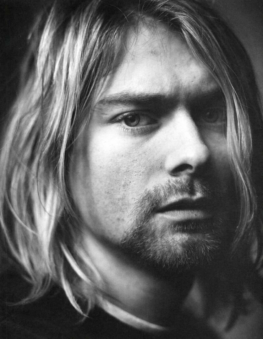 Плакат постер на бумаге Nirvana-Kurt Cobain/Нирвана-Курт Кобейн. Размер 30 х 42 см