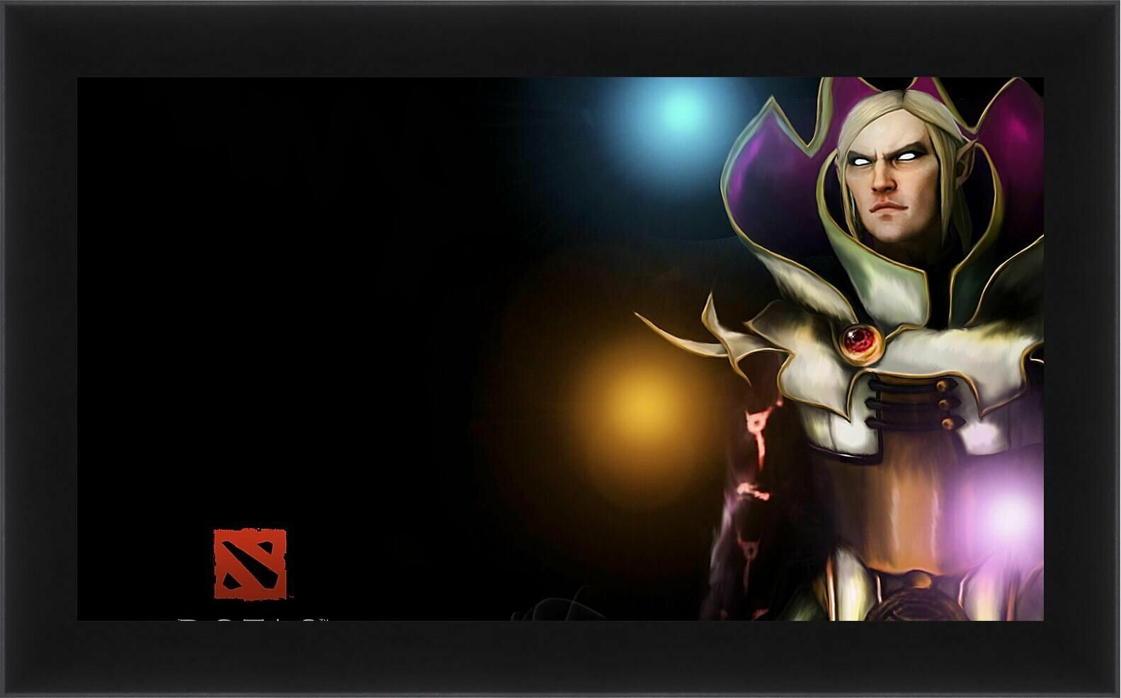 Плакат постер на холсте invoker dota 2 3d art. Размер 30 х 42 см