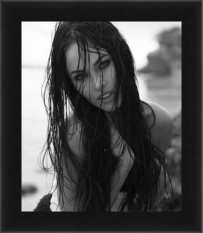 Плакат, постер на бумаге Меган Фокс (Megan Fox). Размер 21 х 30 см