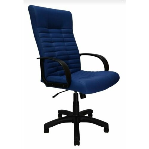 Кресло офисное ЯрКресло Кр26 ТГ Пласт Эко4 (экокожа синяя)
