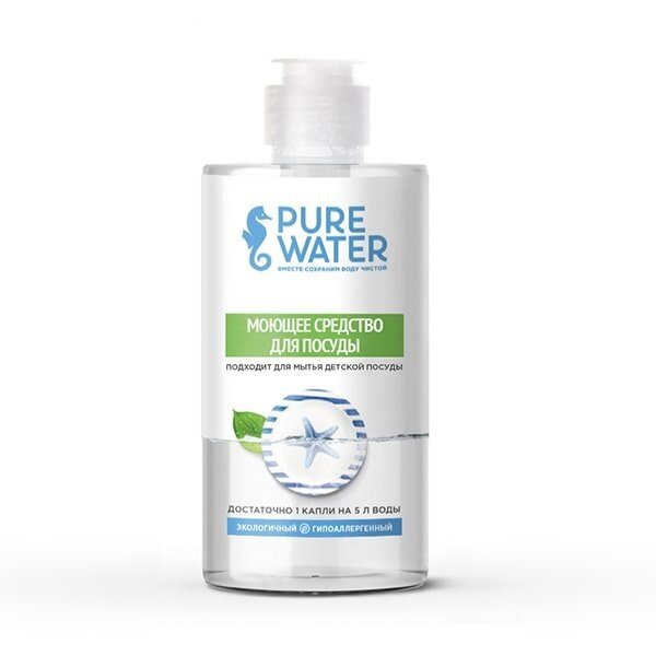 фото Средство для посуды Pure Water гипоаллергенное, 450 мл, MiKo