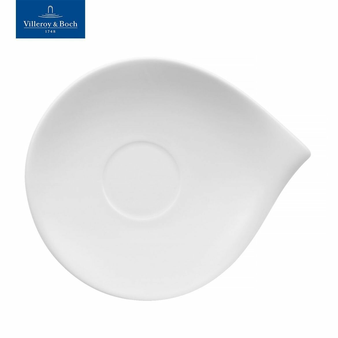 фото Блюдце 21х18 см, Flow, Villeroy & Boch, Премиум-Фарфор