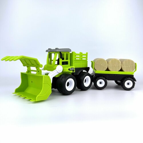 Игровой набор машин Сельхоз техники / Трактор с прицепом / Комбайн игрушечный