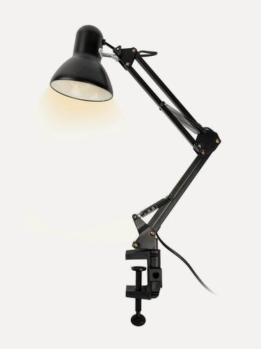 Изображение товара Светильник ФАZА TBL-01, лампа E27, черный, механический выключатель