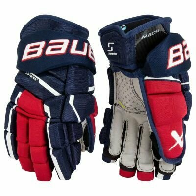 Перчатки BAUER SUPREME MACH SR (NAV/RED/WHT 14")