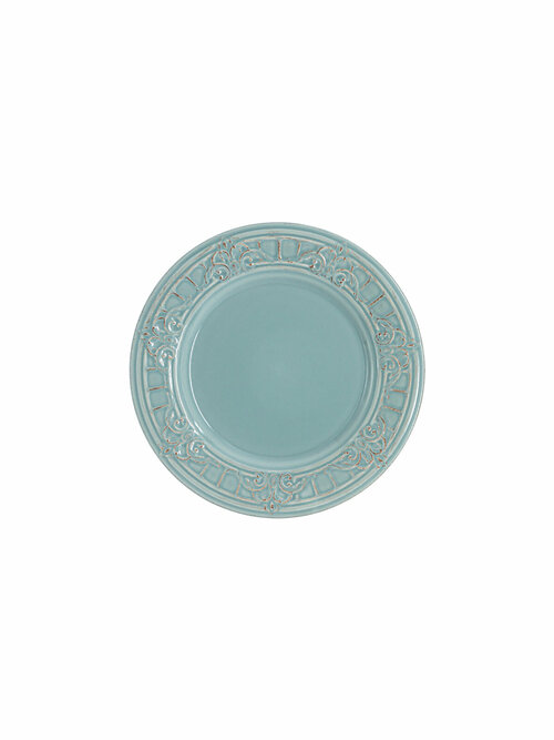 Тарелка десертная голубая Venice керамическая 22,5 см