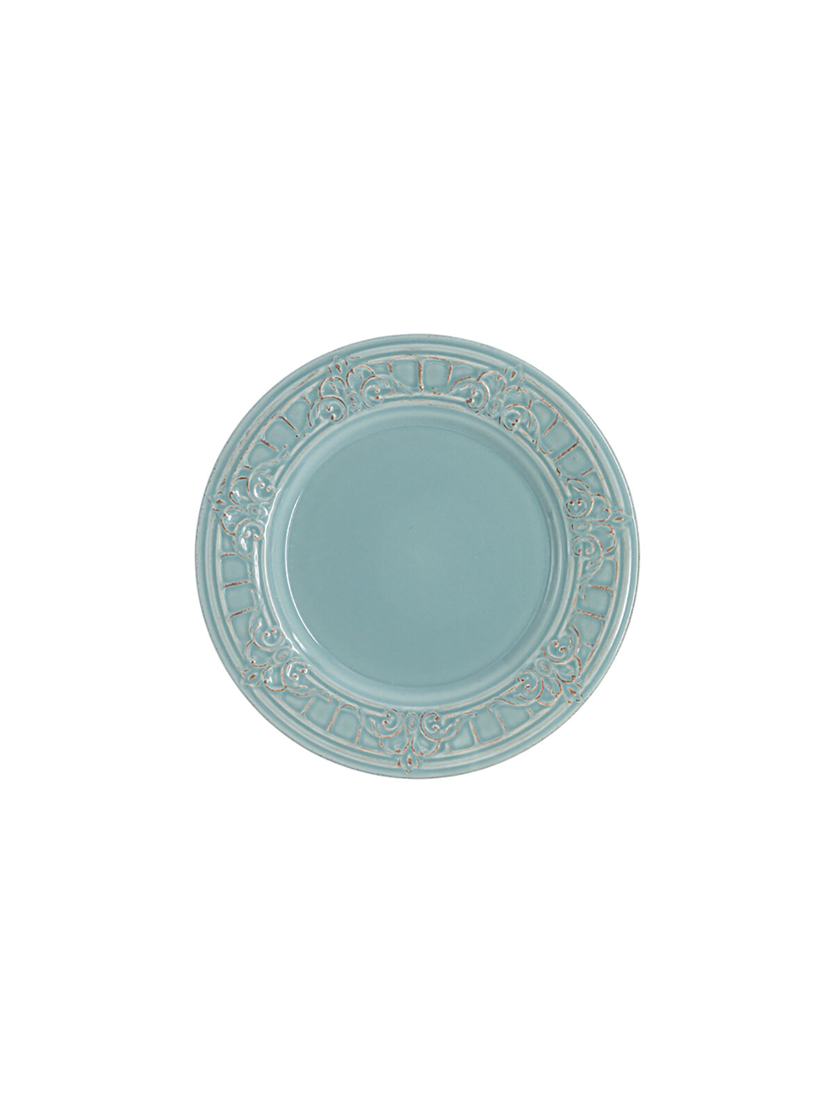 Тарелка десертная голубая Venice керамическая 22,5 см