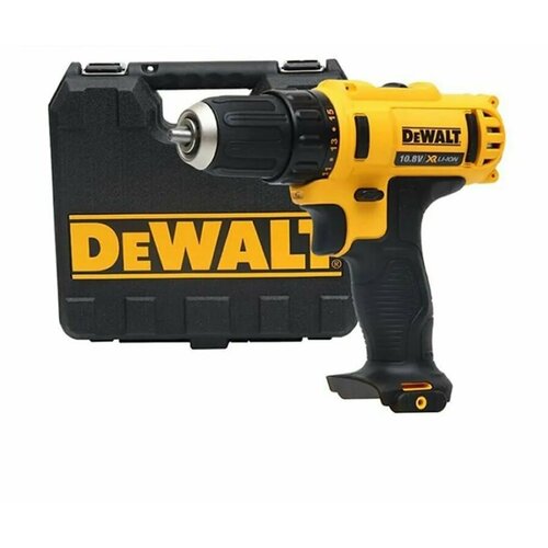 Аккумуляторная дрель-шуруповерт DEWALT XR 108 B 24 Нм 2 скорости кейс без АКБ и ЗУ DCD710NT 1271900₽