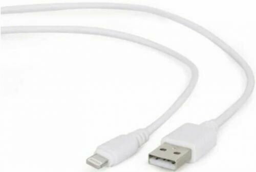 Кабель USB-Lightning Filum FL-C-U2-AM-LM-1M-W 1 м, USB 2.0, 2 А, разъемы: USB A male - Lightning male, белый