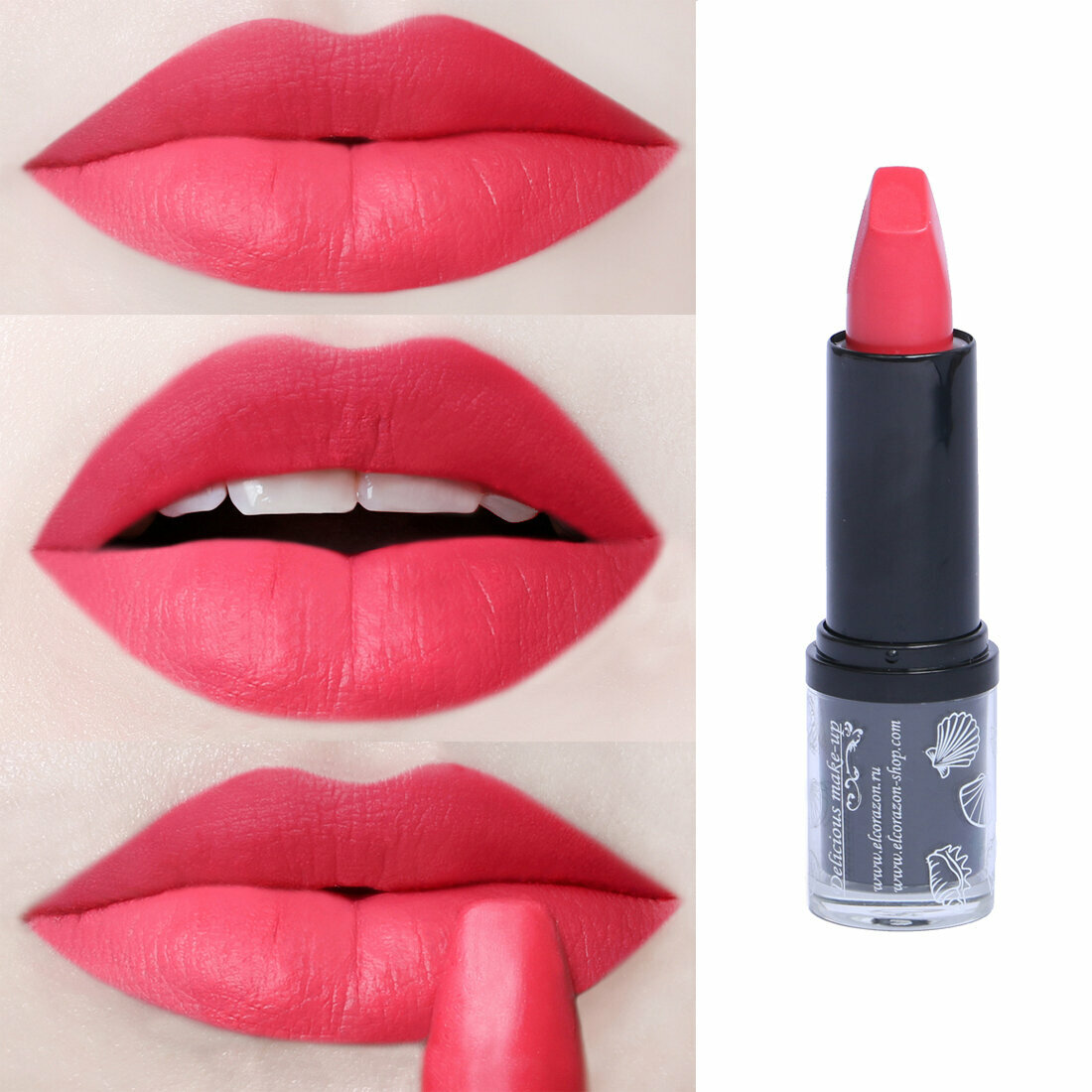 EL Corazon Помада для губ Matte Mineral Lipstick, матовая, тон №M-628