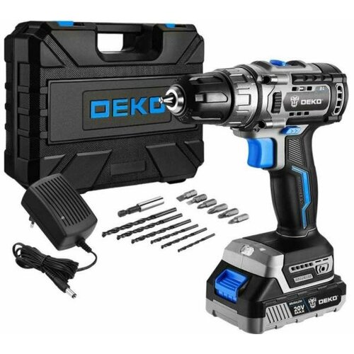 Дрель-шуруповёрт DEKO Sharker 20V С АКБ 717800₽