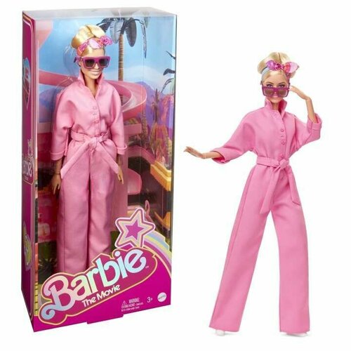 Barbie the Movie Collectible Doll, Margot Robbie As Barbie In Pink Power Jumpsuit - Барби Марго Робби в розовом комбинезоне силы HRF29