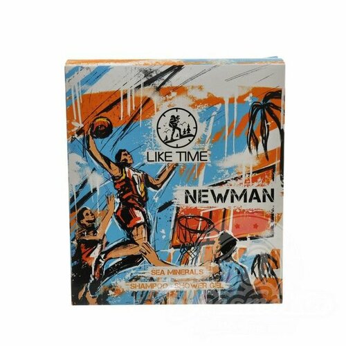 LIKE TIME Подарочный набор для мужчин, Men Urban (шампунь 250 мл и гель для душа 250 мл)