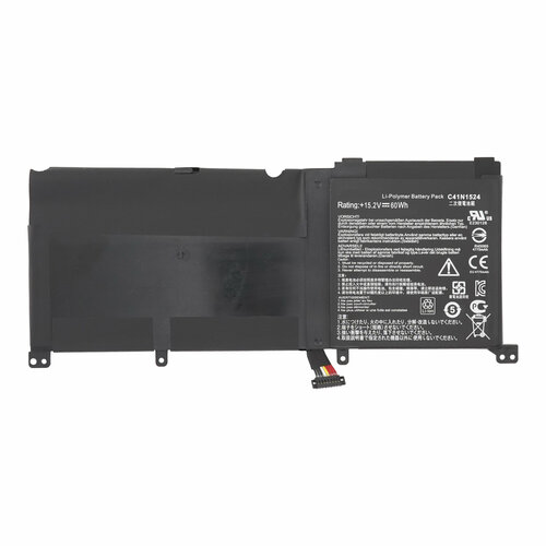 Аккумулятор C41N1524 для ноутбука Asus UX501JW 15.2V 60Wh (3940mAh) черный us qwerty new replacement keyboard for asus ux501jw n501jw ux501vw n501vw laptop black with backlit no frame