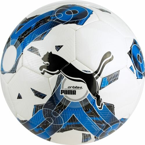 Мяч Puma Orbita 6 MS 08378703, размер 5, бело-синий