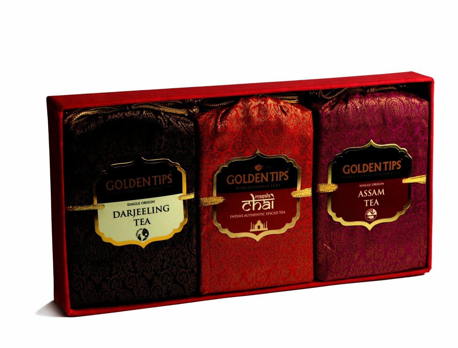 Чай чёрный ТМ "Голден Типс" - Подарок Индии - 1 (Ассам, Дарджилинг, Масала), 300 гр.