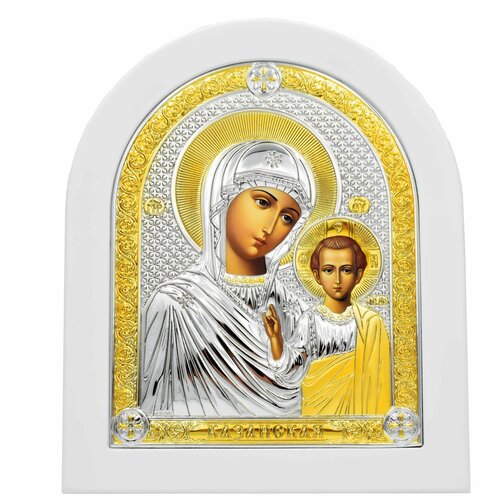 Казанская икона Божией Матери 6391/5WOB икона божией матери казанская 6391 c ct 6 2х8 4 см
