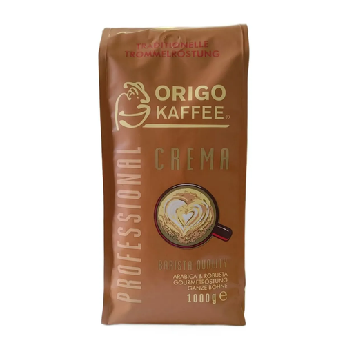 Кофе в зернах ORIGO Kaffe Professional Barista Crema, 1000 гр.