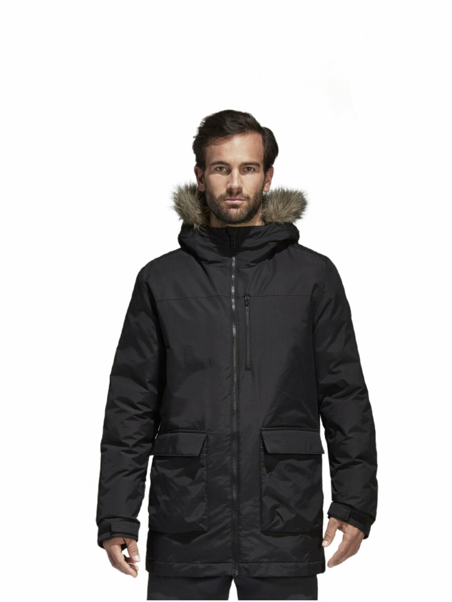 Adidas black top xploric parka