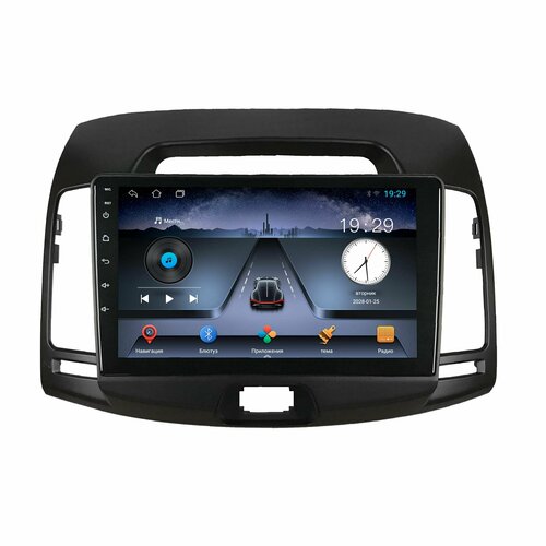 Магнитола Qled на Hyundai Elantra 4 2006-2011 Android 1/32GB