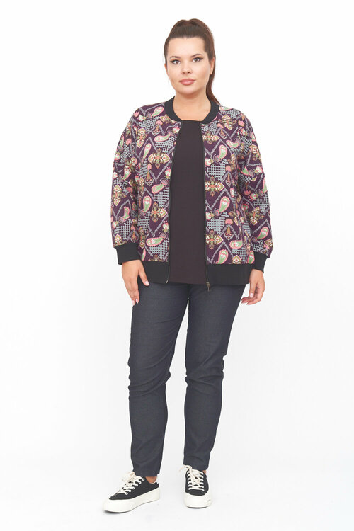 Пиджак Artessa, размер 68-70, фиолетовый