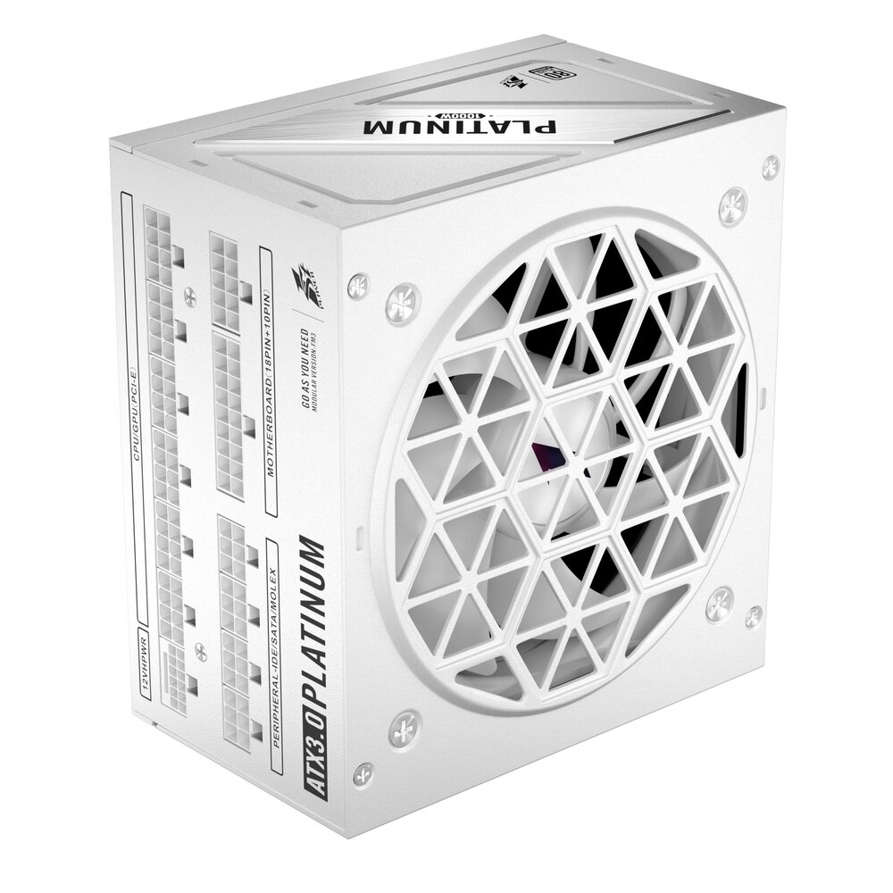 Блок питания 1STPLAYER NGDP 1000W White Platinum ATX3.0 HA-1000BA3-WH