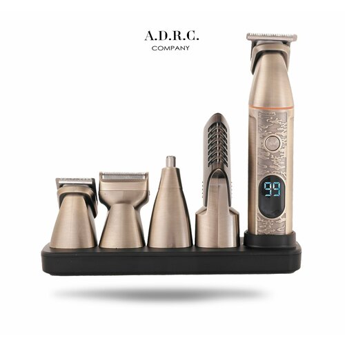 Беспроводной триммер мужской машинка для стрижки волос для мужчин бороды и усовдомашняяуход за волосамидля домазолотистыйподарок для мужа 295900₽