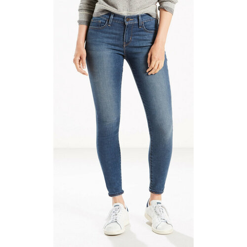 фото Джинсы скинни levi's, размер 25/30, синий