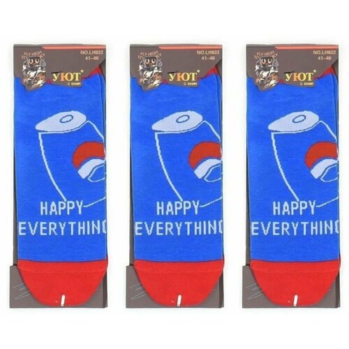 фото Носки уют, размер 41-45, черный