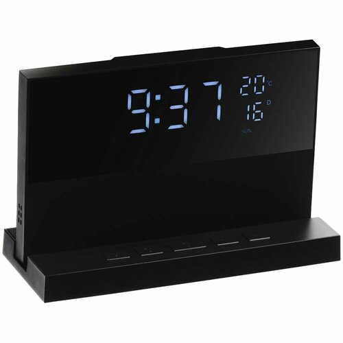 Зарядная станция с часами и подсветкой multiEnergy черная 618000₽