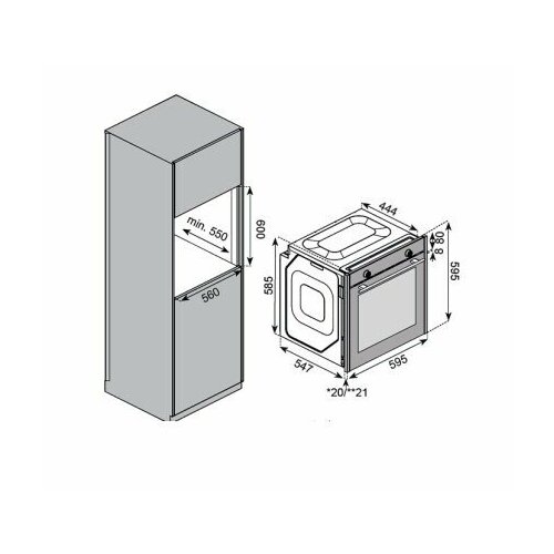 Электрический духовой шкаф Kuppersberg KSO 610 B