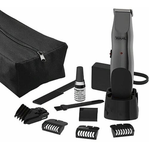 Триммер WAHL Groomsman Rechargeable черный [9918-1416] триммер wahl ergonomic total beard kit черный серебристый [9888 1316]