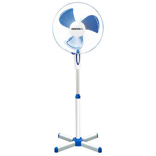 Вентилятор напольный Centek CT-5015 45 Вт белыйсиний 457100₽