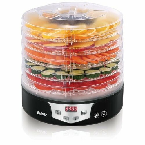 Сушилка для овощей фруктов грибов BBK BDH305D black-silver 465300₽