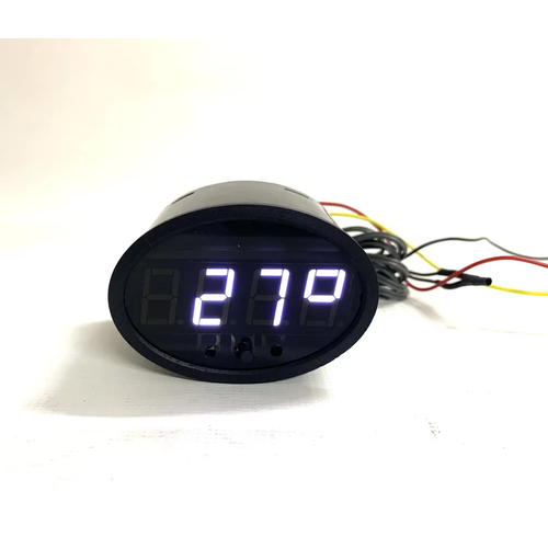 Часы 2170 цифровые вольтметр термометр цвет белый 224500₽