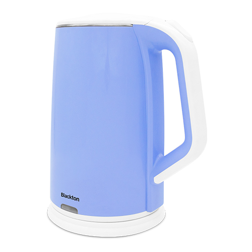 Чайник электрический Blackton Блэктон КТ1707Р с дисковым нагревательным элементом пластик фильтр голубой 1500Вт 18л техника для кухни 166100₽