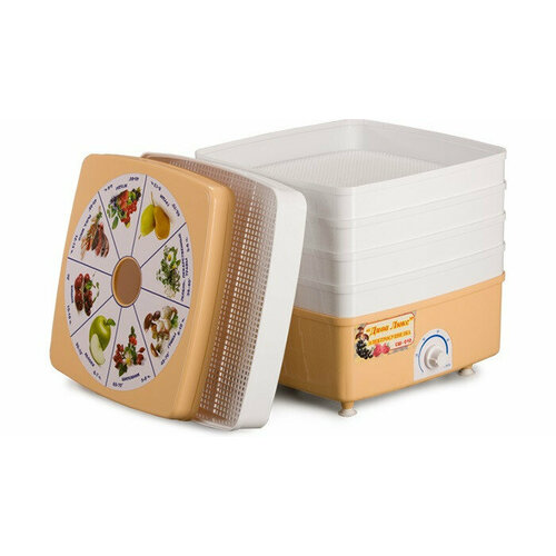 Сушка для фруктов и овощей Ротор Дива Люкс СШ-010 5под 520Вт белый 444000₽