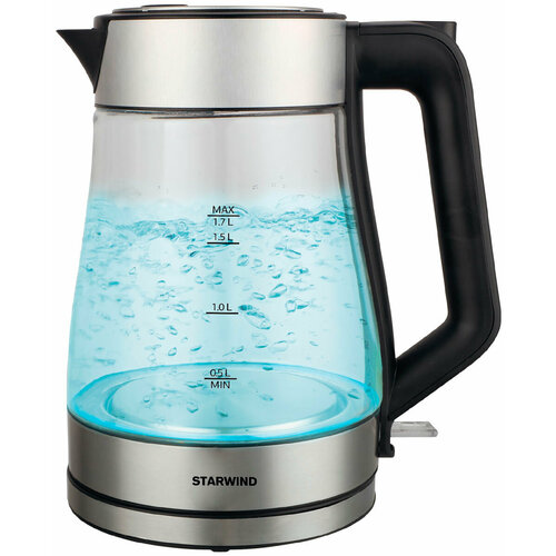 Чайник электрический Starwind SKG5032 17 л 2200 Вт черный стекло 199900₽