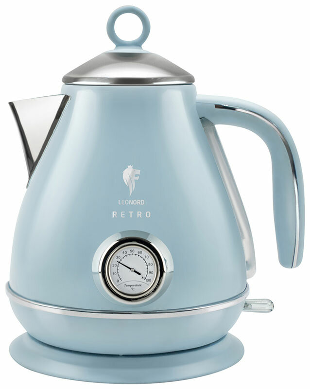 фото Чайник электрический Leonord LE-1902/2, RETRO, 1.7 л, голубой (105841)