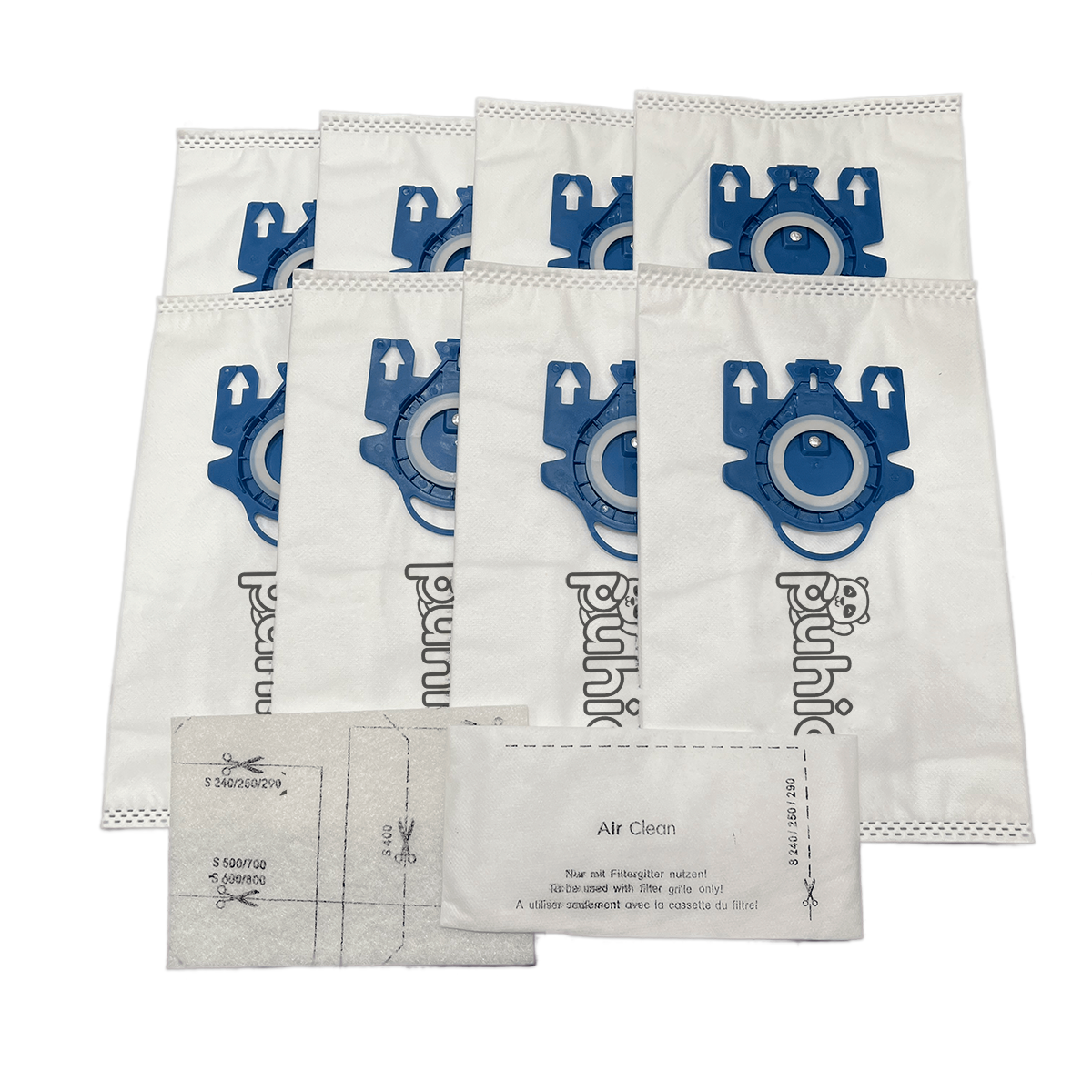 фото Пылесборники синтетические тип GN, 3D для пылесоса Miele , 8 шт. и 2 фильтра