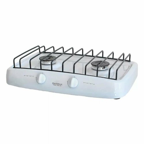 Плитка газовая LN GM 521 01 W 1900 Вт 2 конфорки белая 455600₽