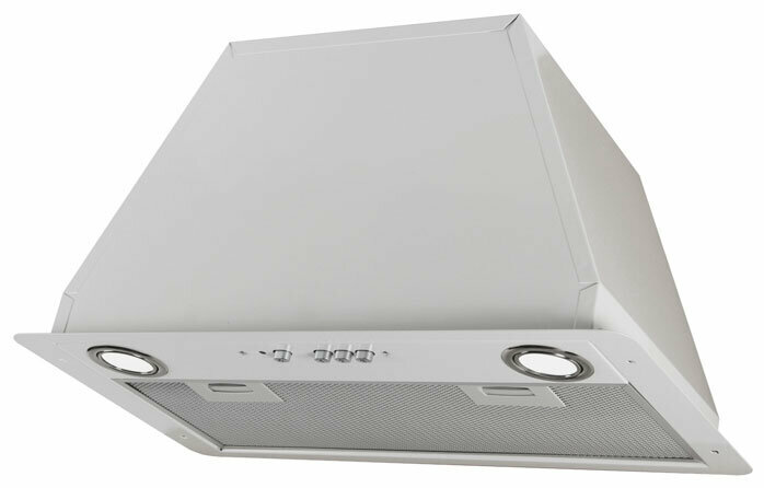 Кухонная вытяжка встраиваемая Elikor Flat 52П-650-К3Д белый