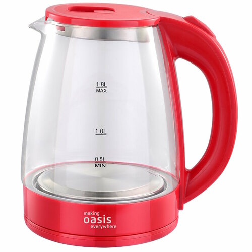 Чайник Oasis K-8GR красный 1038₽