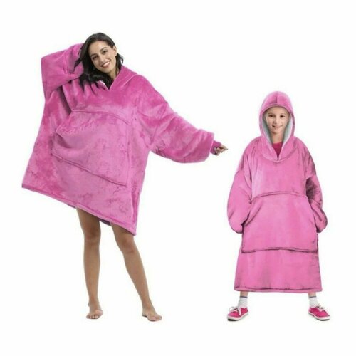 Плед с рукавами Huggle Hoodie розовый 1838₽